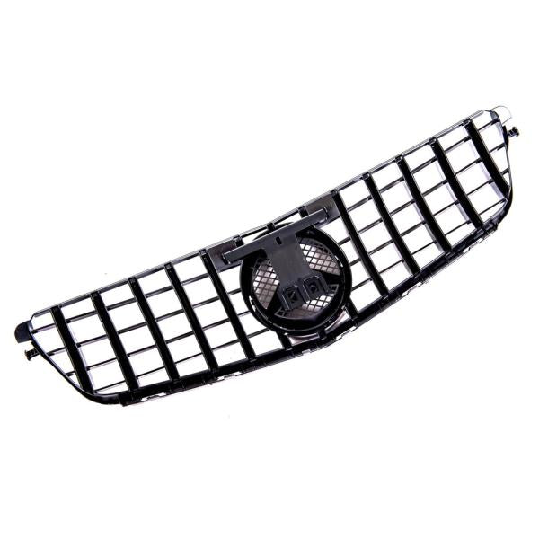 Kühlergrill Schwarz chrom passend für Mercedes W204 S204 C204 Panamericana 07-15