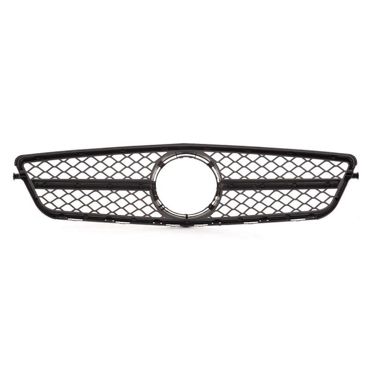 Gloss Black Front Grille passend für Mercedes C-Class W204 2007-2015 – Bild 3