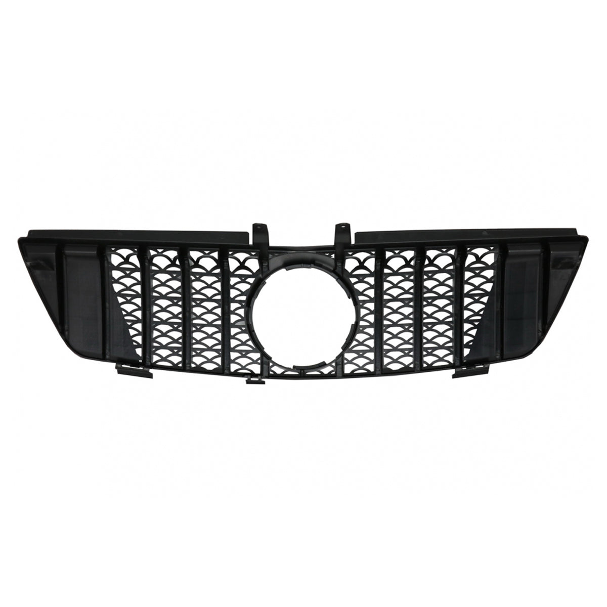 Front Grille Chrome Panamericana GT passend für Mercedes ML W164 2005-2008 – Bild 5