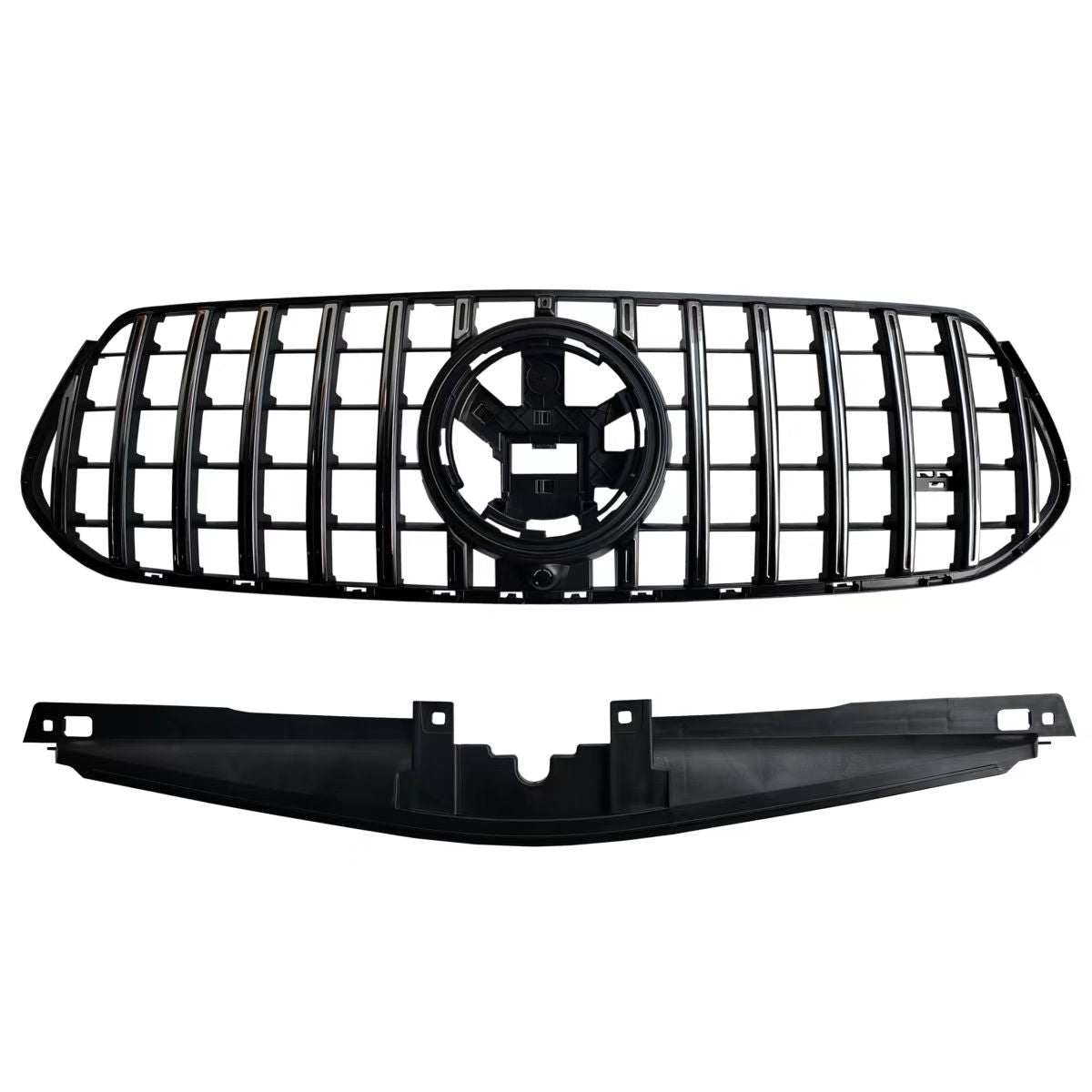 Front Grille Chrome Panamericana GT passend für Mercedes GLE W167 SUV 2023- – Bild 2