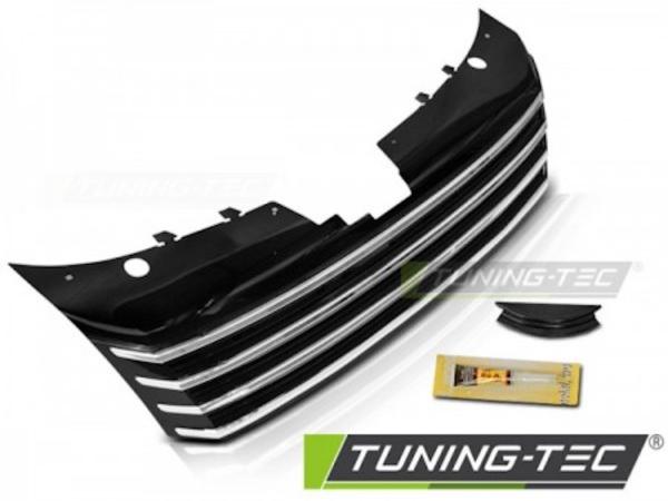 Sportgrill / Kühlergrill passend für VW Passat B7 10-14 schwarz/chrom