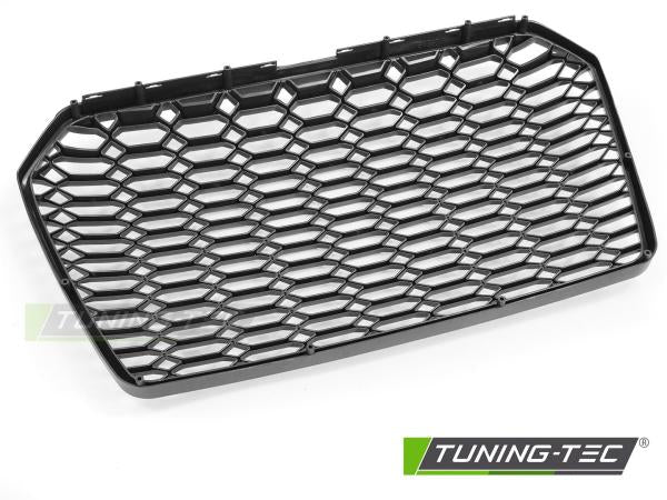 Wabengitter Sportgrill / Kühlergrill passend für Audi A6 4G (C7) Facelift 14-18 Hochglanz schwarz
