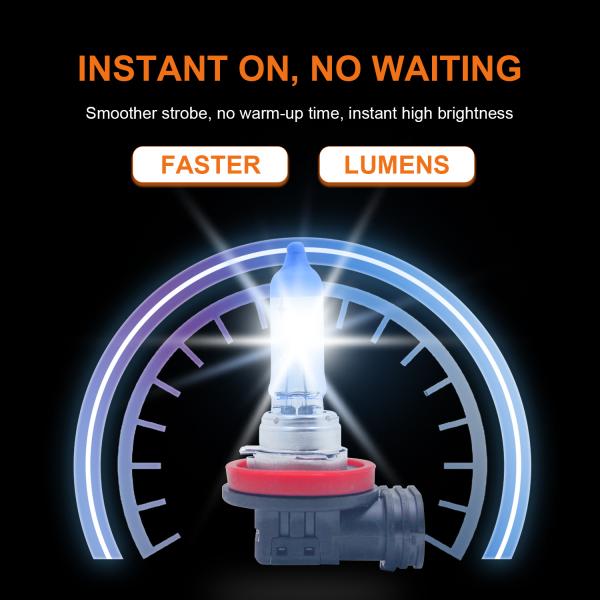 2er Set H8 35W Xenon Style Look Lampen Weiß Halogen Birnen Autolampe GLÜHBIRNEN