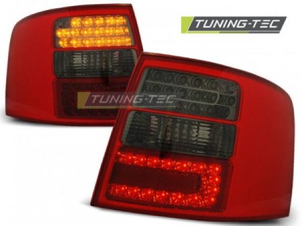 LED Rückleuchten passend für Audi A6 C5 4B Avant Bj. 97-04 Rot/Smoke mit LED Blinker
