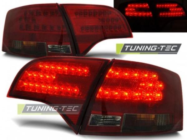 LED Rückleuchten passend für Audi A4 B7 (8E) Avant Bj. 04-08 Rot/Smoke