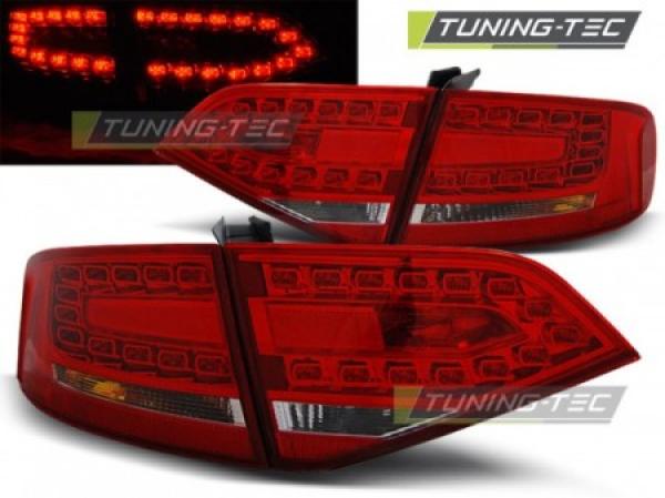 LED Rückleuchten passend für Audi A4 B8 (8K) Limo Bj. 08-11 Rot/Chrom