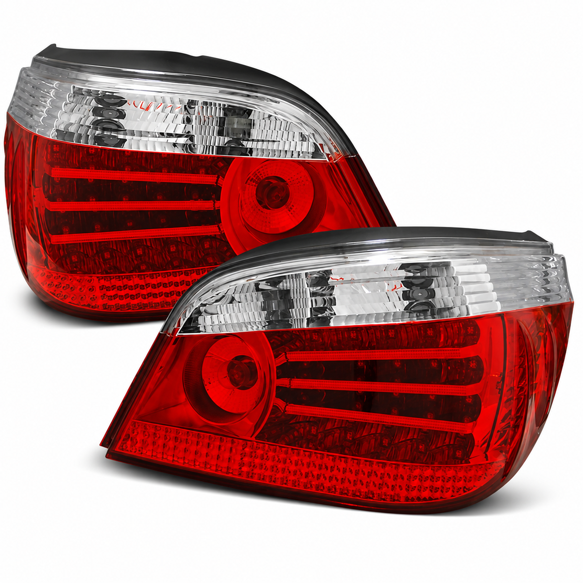 LED Rückleuchten passend für BMW E60 07.03-07 Rot/Weiß