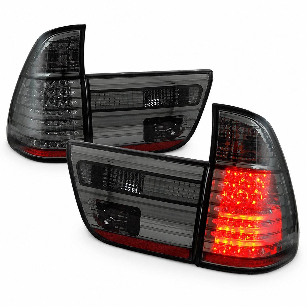 LED Rückleuchten passend für BMW X5 E53 09/1999–10/2003 Smoke