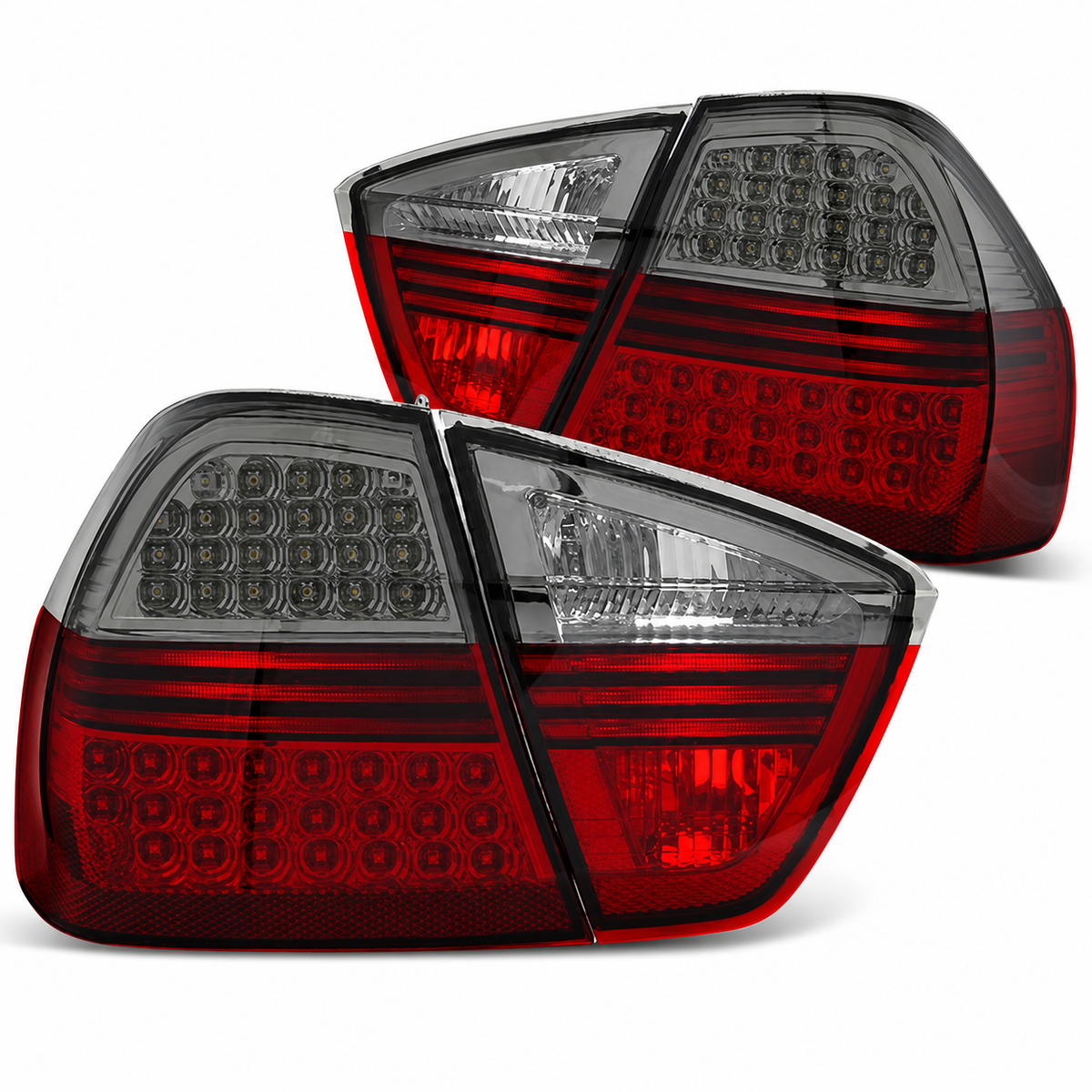 LED Rückleuchten passend für BMW E90 03/2005–08/2008 Rot/Smoke