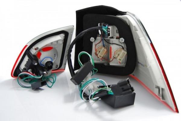LED Rückleuchten passend für BMW E61 Touring Bj. 04-07 Rot/Smoke