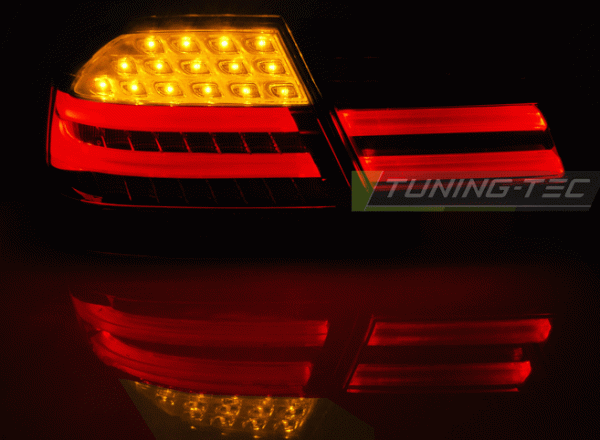 LED Lightbar Rückleuchten passend für BMW E92 Coupe Bj. 06-10 Rot/Chrom LCI Optik