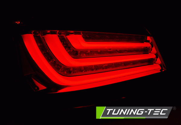 LED Lightbar Rückleuchten passend für BMW E60 Limo Bj. 03-07 Rot/Smoke
