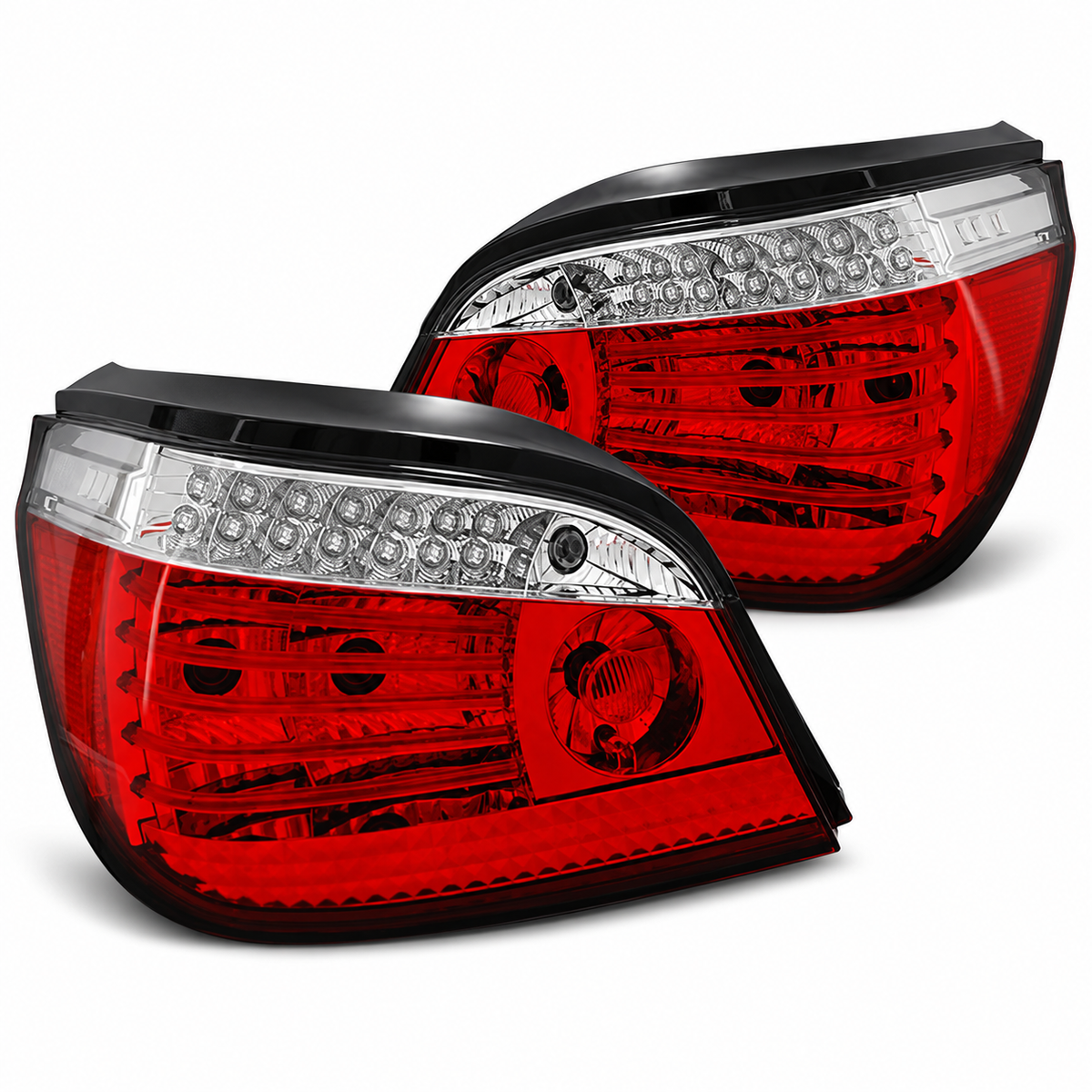 LED Rückleuchten passend für BMW E60 07.03-07 Rot/Weiß dynamisch