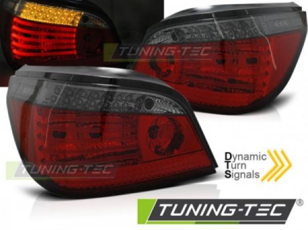 LED Rückleuchten passend für BMW E60 LCI Limo Bj. 07-10 Rot/Smoke dynamischer Blinker