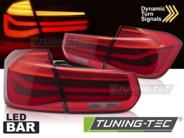 LED Lightbar Rückleuchten passend für BMW F30 Limo Bj. 11-19 Rot dynamischer Blinker