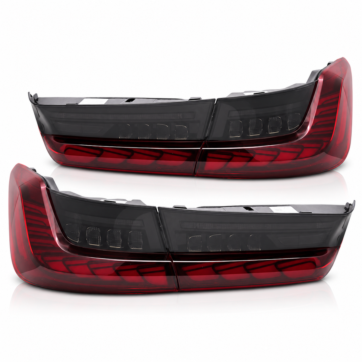 LED Rückleuchten passend für BMW G20 2019–2022 Rot dynamisch