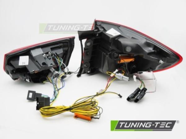 LED Lightbar Rückleuchten Set passend für BMW 3er F31 Touring 11-18 rot mit dynamische Blinker