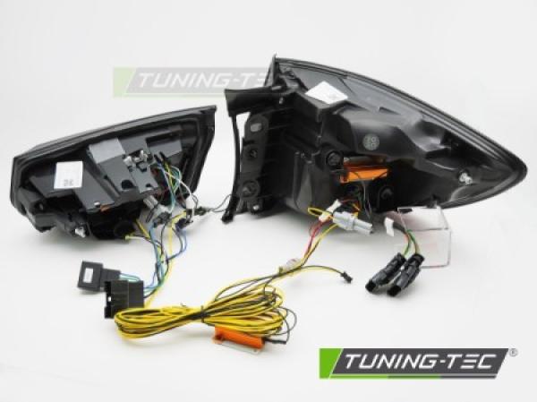 LED Lightbar Rückleuchten Set passend für BMW 3er F31 Touring 11-18 schwarz/rauch mit dynamische Blinker