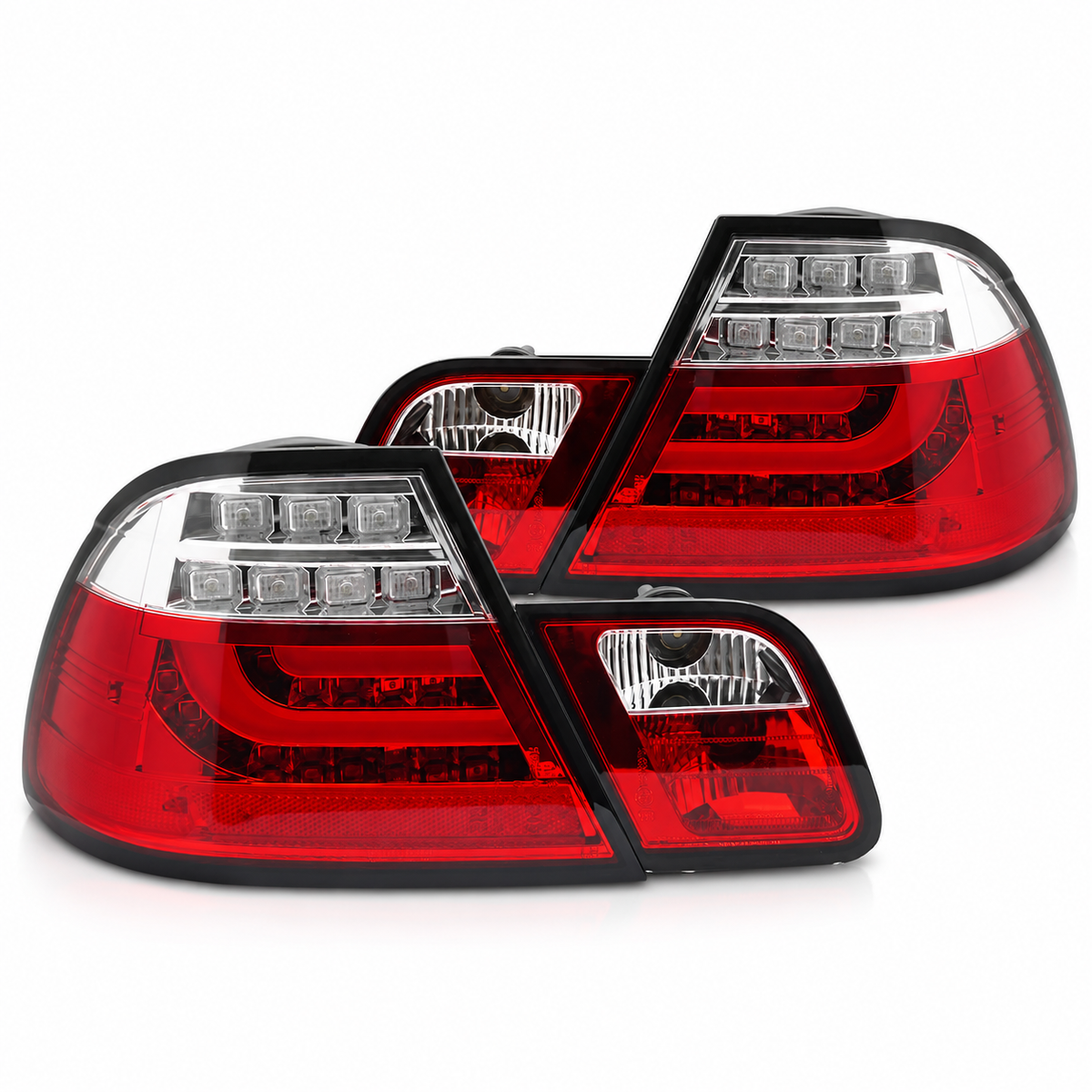 LED Rückleuchten passend für BMW E46 1999–2003 Coupé Rot