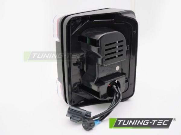 LED Lightbar Rückleuchten passend für Chrysler Jeep Wrangler JK ab 2007 Schwarz dynamischen Blinker