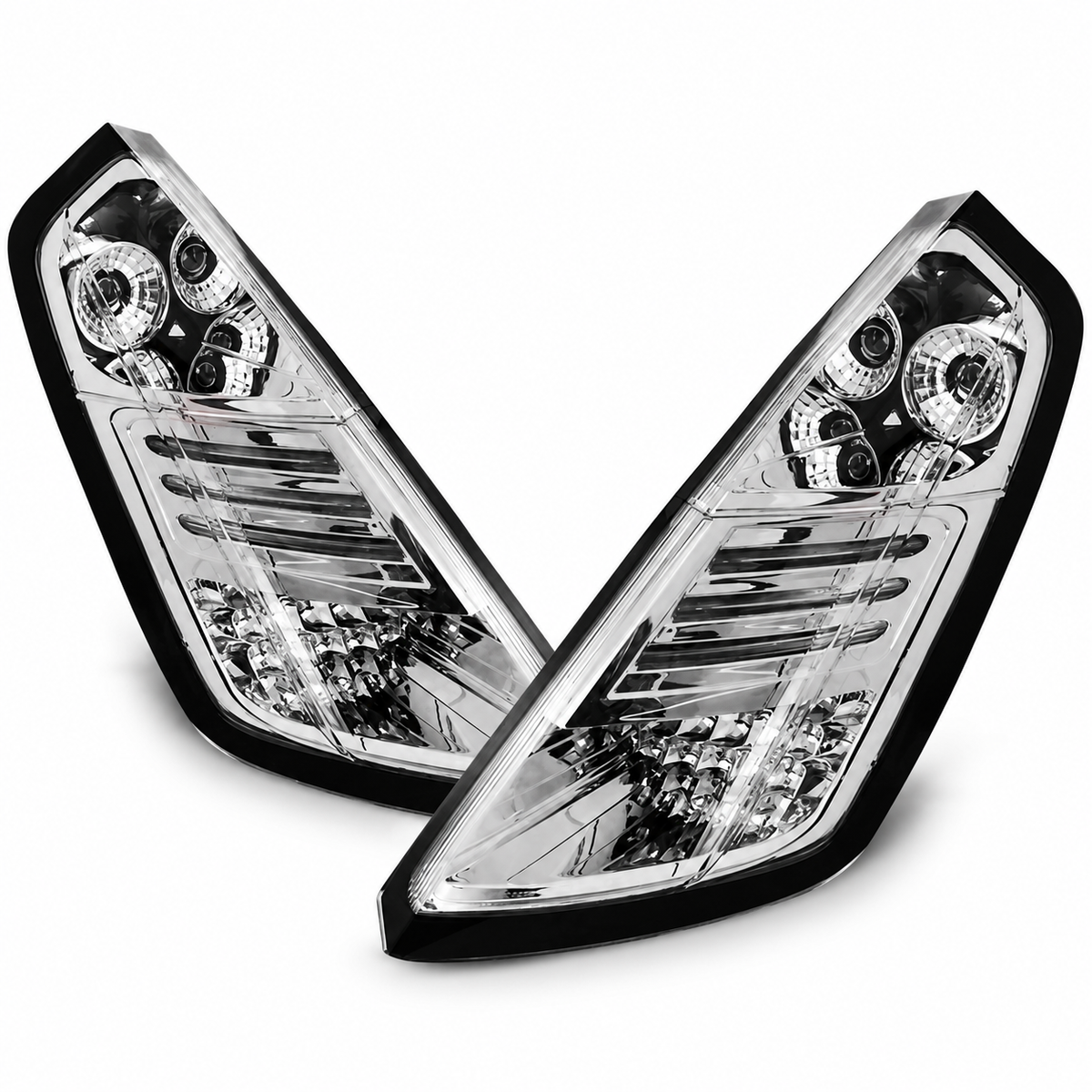 LED Rückleuchten passend für Fiat GRANDE PUNTO 09.05-09 Chrom
