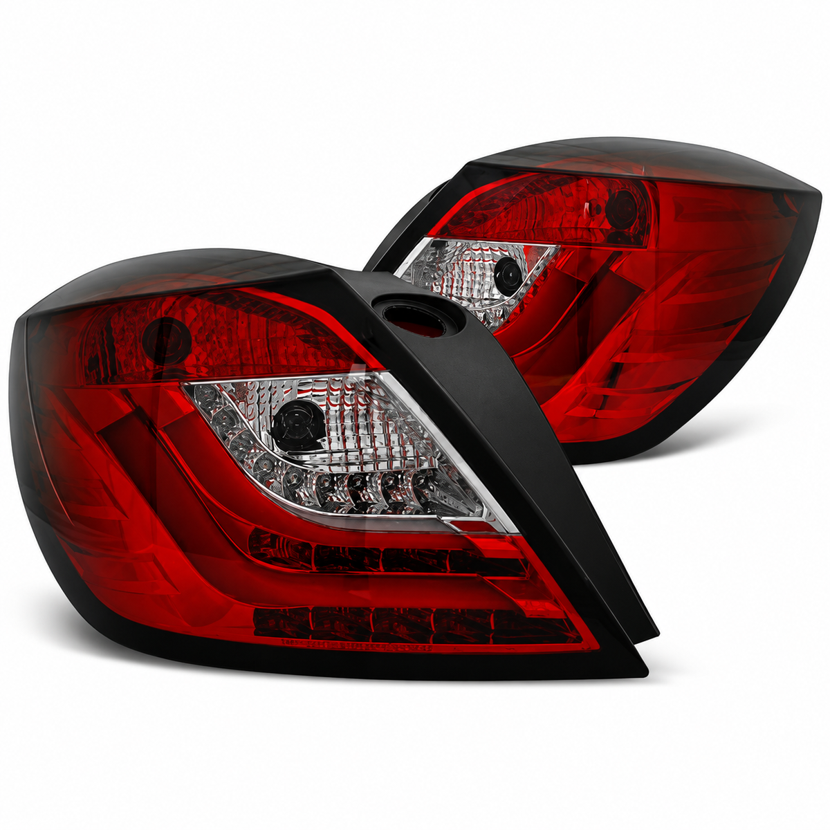 LED Rückleuchten passend für Opel Astra H 03.04-09 3-Türer Rot/Smoke