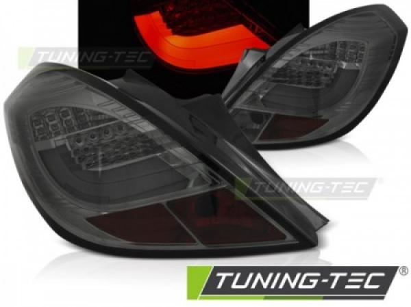 LED Lightbar Rückleuchten passend für Opel Corsa D (3-Türer) Bj. 06-14 Smoke