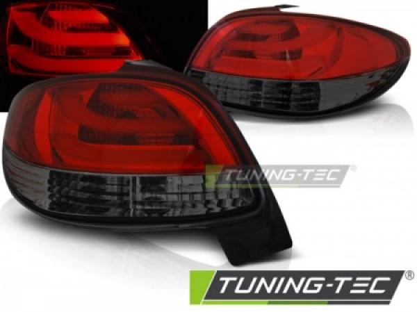 LED Rückleuchten passend für Peugeot 206 Bj. 98-06 Rot/Smoke