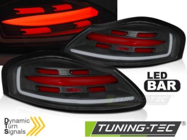 Voll LED Lightbar Rückleuchten Set passend für Porsche Boxster 986 96-04 schwarz/rot