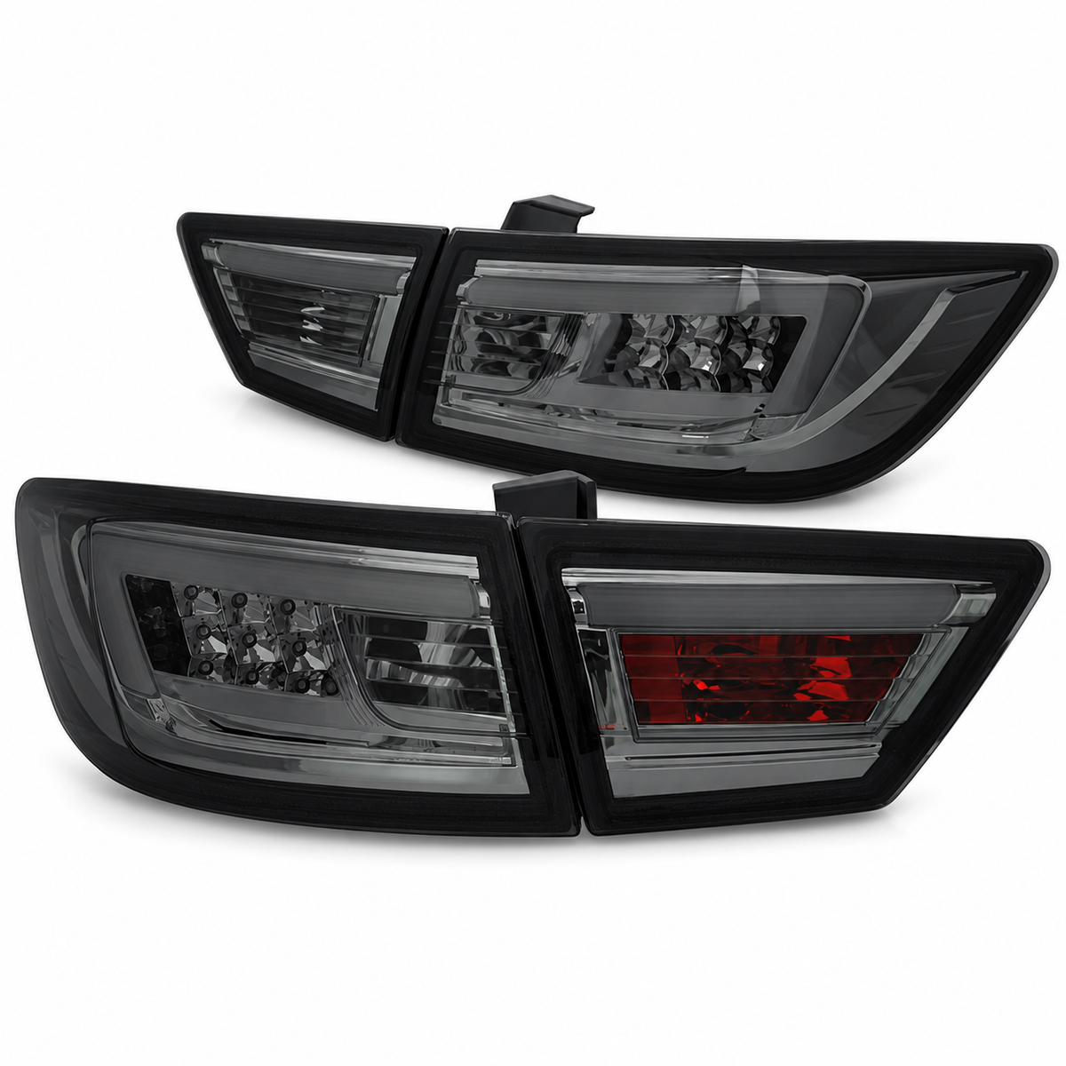 LED Rückleuchten passend für Renault CLIO IV 2013–2016 Schrägheck Smoke