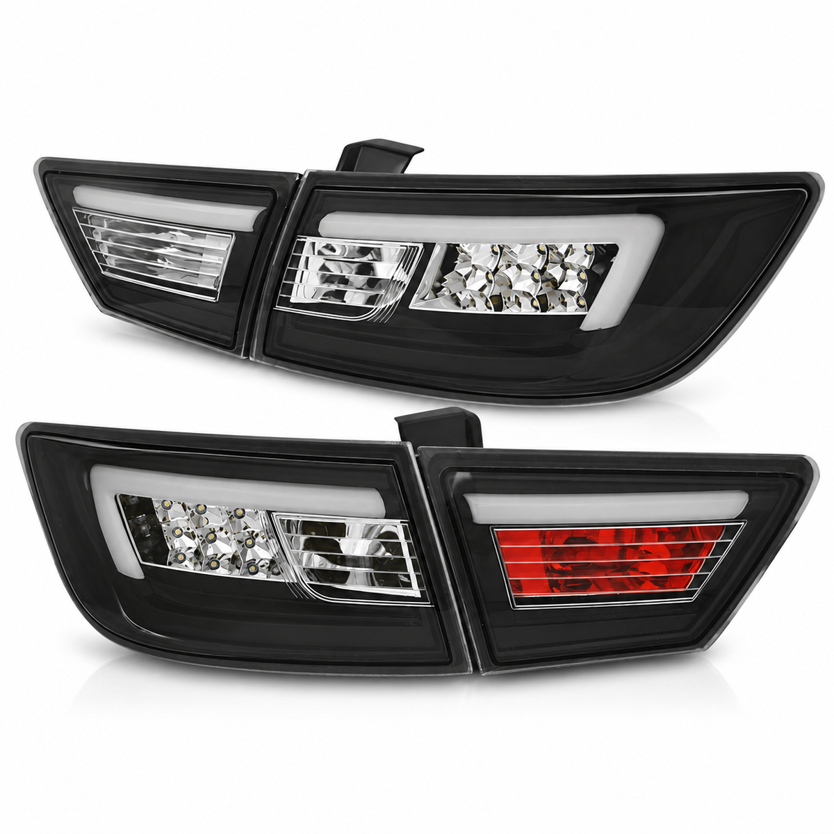 LED Rückleuchten passend für Renault CLIO IV 2013–2016 HB Schwarz