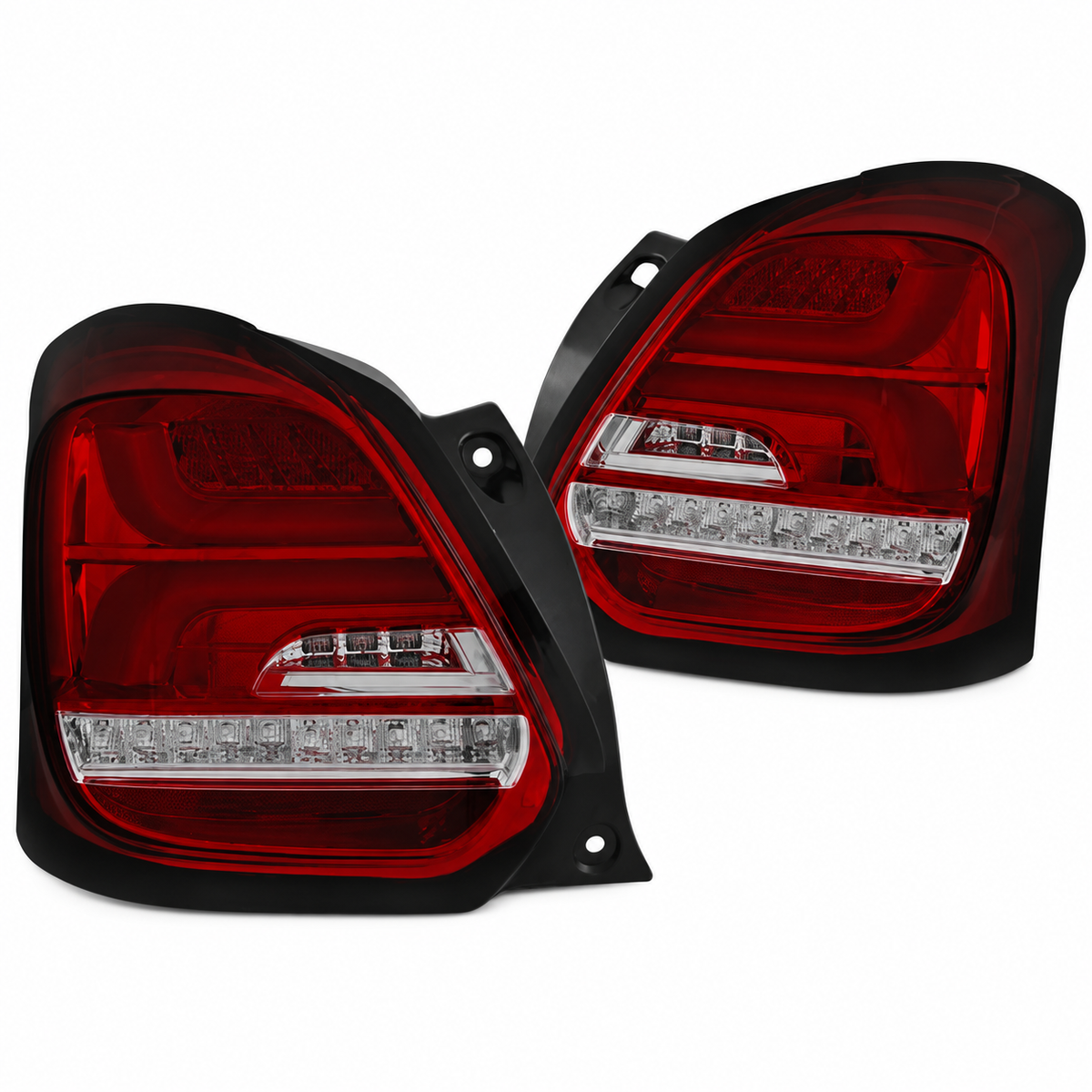 LED Rückleuchten passend für Suzuki SWIFT VI 2017–2023 Rot/Smoke dynamisch