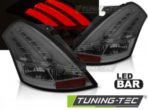 LED Lightbar Rückleuchten passend für Suzuki Swift IV (FZ, NZ) Bj. 10-17 Smoke