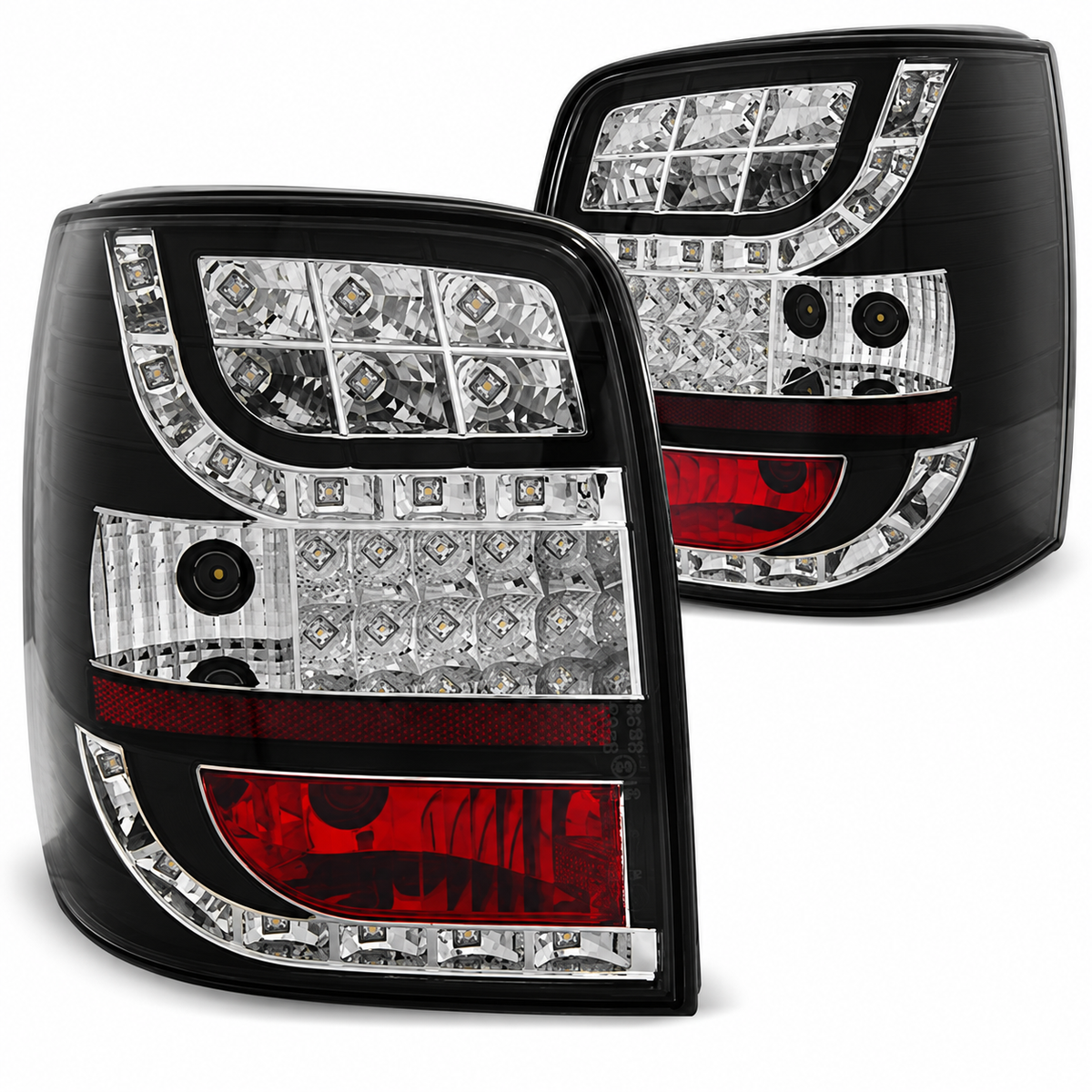 LED Rückleuchten passend für VW Passat B5 1996–2000 Variant Schwarz