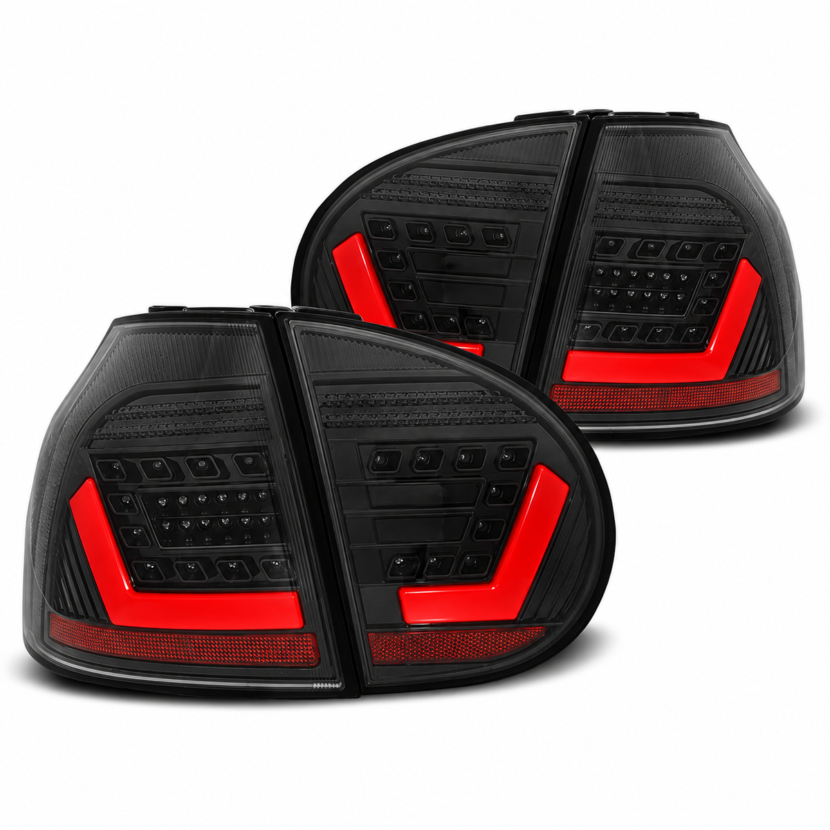 LED Rückleuchten passend für VW Golf 5 10.03-09 Schwarz
