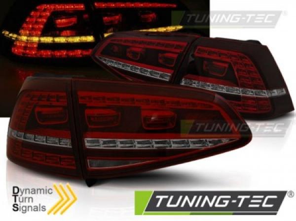 LED Rückleuchten passend für VW Golf 7 (VII) Limo Bj.12-17 Rot/Smoke dynamischer Blinker