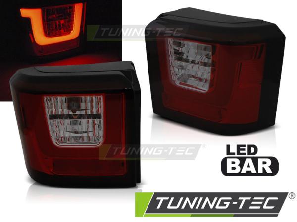 LED Lightbar Rückleuchten passend für VW T4 Bus Bj. 90-03 Rot/Smoke