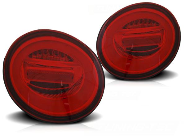 LED Lightbar Rückleuchten passend für VW New Beetle Bj. 98-05 Rot dynamischer Blinker