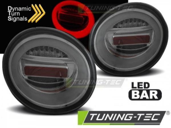 LED Lightbar Rückleuchten passend für VW New Beetle Bj. 98-05 Smoke dynamischer Blinker