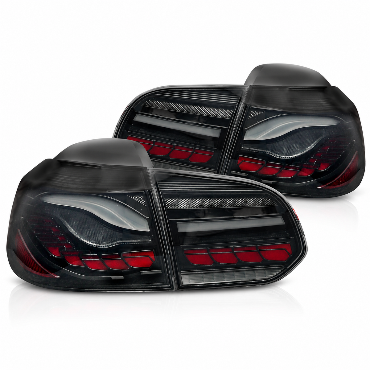 LED Rückleuchten passend für VW Golf VI 2008–2013 Smoke dynamisch