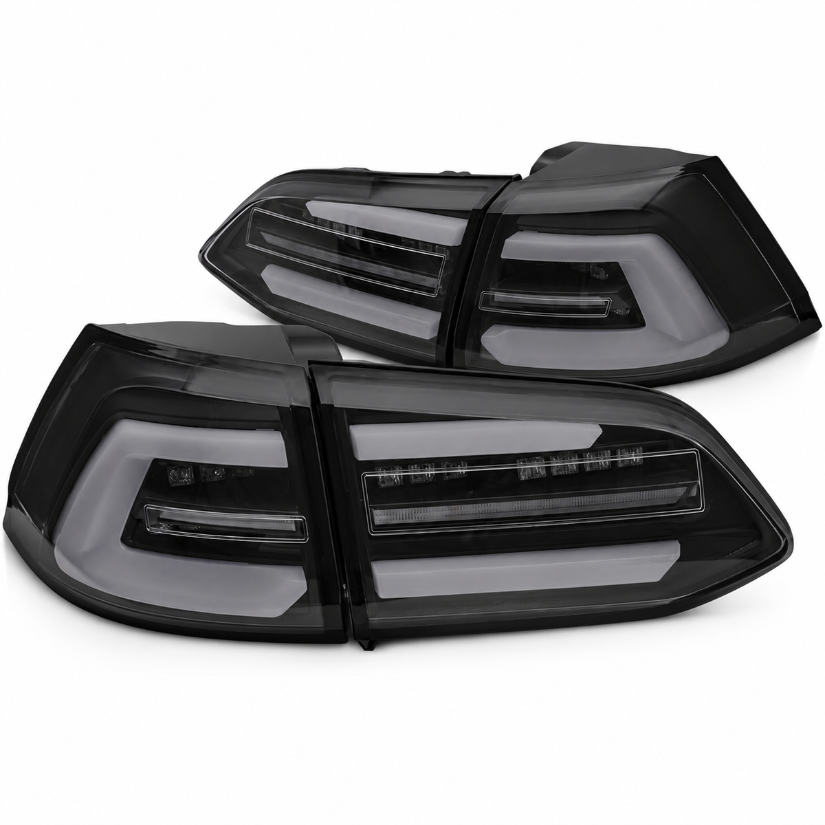 LED Rückleuchten passend für VW Golf 7 2017–2019 SW Schwarz/Smoke dynamisch
