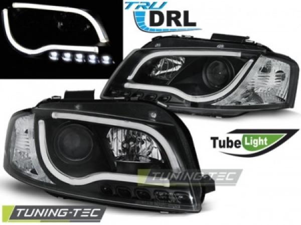 Scheinwerfer DRL LED Tagfahrlicht passend für Audi A3 8P 8PA Bj. 04-08 Schwarz LTI