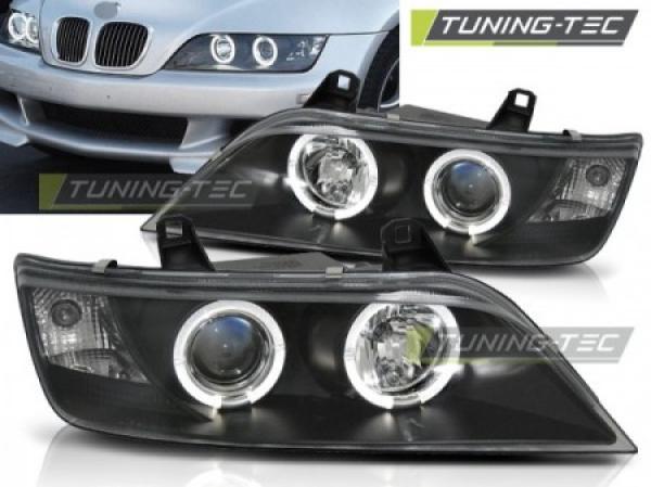 Scheinwerfer Angel Eyes passend für BMW Z3 Bj. 96-02 Schwarz