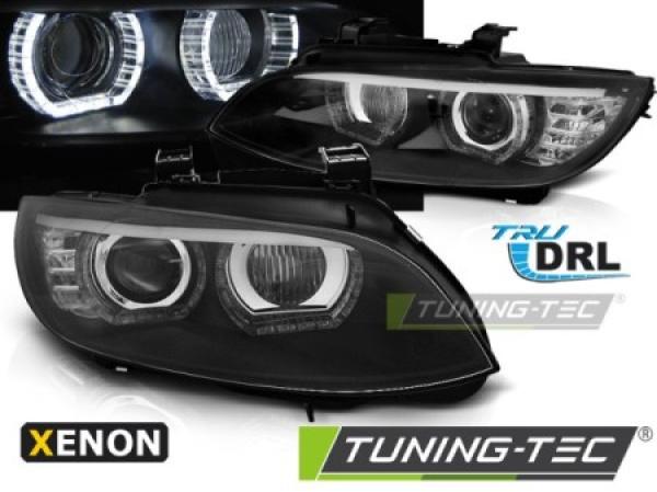 Xenon Scheinwerfer DRL LED Tagfahrlicht passend für BMW E92 E93 mit AFS 05-10 Schwarz