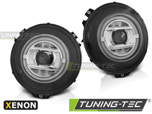 Xenon LED Tagfahrlicht Scheinwerfer passend für Mercedes G-Klasse W463 02-17 schwarz