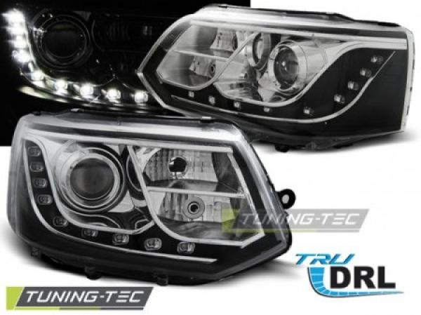 Scheinwerfer DRL LED Tagfahrlicht passend für VW T5 GP Facelift Bj. 10-15 Chrom