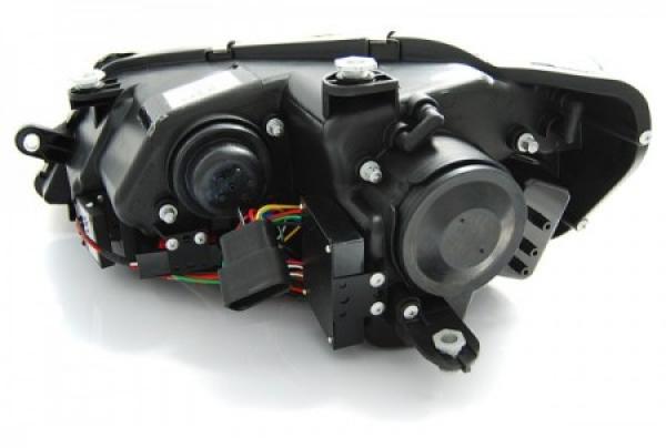 Scheinwerfer DRL LED Tagfahrlicht passend für VW Jetta 6 Bj. 11-18 Schwarz LTI
