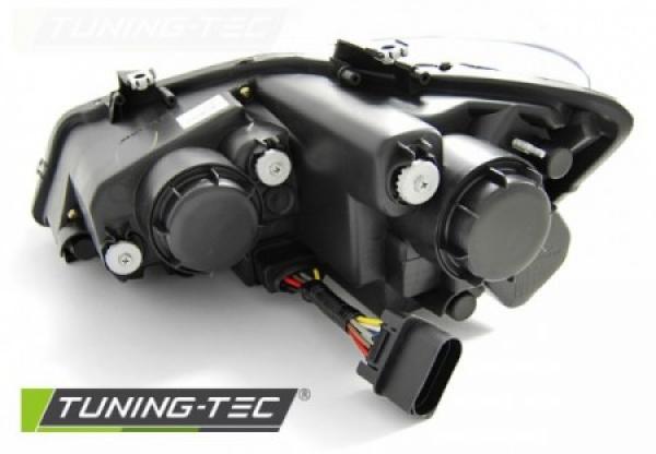 Scheinwerfer U-Tube LED Tagfahrlicht Optik passend für VW Polo 6R 6C Bj. 09-17 Chrom