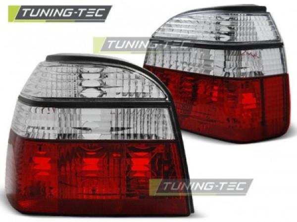Rückleuchten passend für VW Golf 3 (III) 91-97 rot/weiß