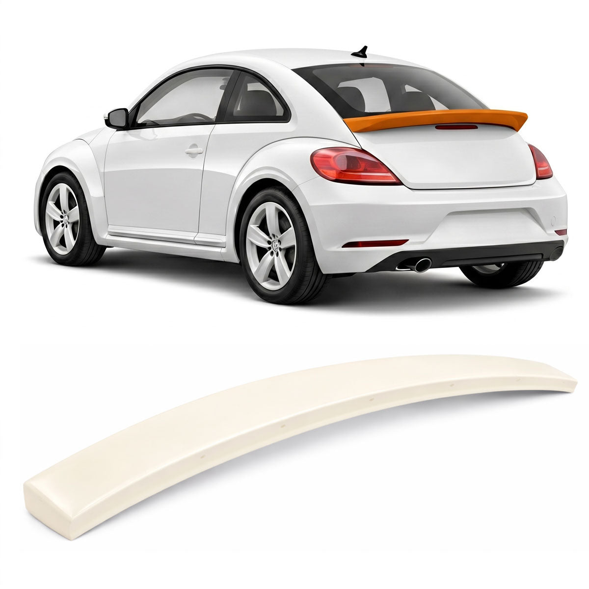 Heckspoiler Schwarz glänzend passend für VW Beetle (5C) 2013-2018 – Produktansicht